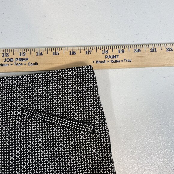 J Jill Pants Women's Size 12 Petite Geometric Cotton Stretch Office Career - Picture 6 of 10